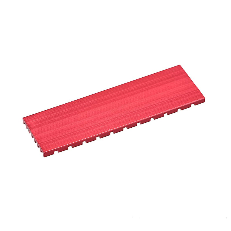 uxcell Aluminum Heatsink 70x22x3mm Red for M.2, for 2280 SSD