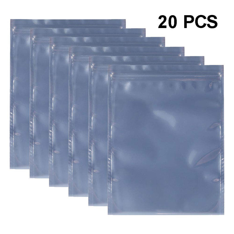 ALAMSCN 20PCS Antistatic Resealable Bag 15x20cm/5.9x7.9 inch Anti Static Bags Storage Package for SSD HDD Electronic Accessories Components