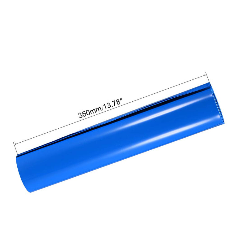 [AUSTRALIA] - uxcell Battery Wrap, 350mm Flat Width 220mm Dia 1m PVC Heat Shrink Tube Wraps for Big Battery Pack Blue 