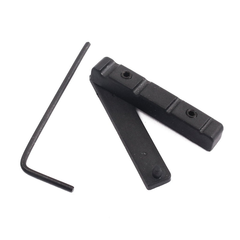 Alnicov Adjustable POM Nut for 4 Strings Bass Guitar,Black
