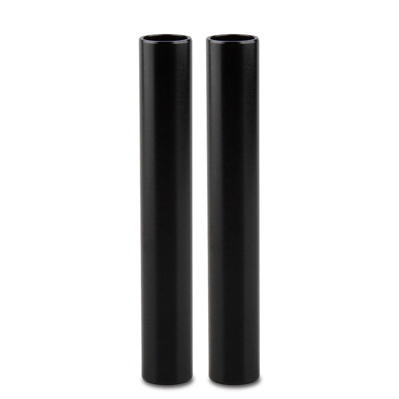 CAMVATE 15mm Aluminum Rod Extension Pipe for DLSR Camera Support System(10cm Length,Black,Pair)