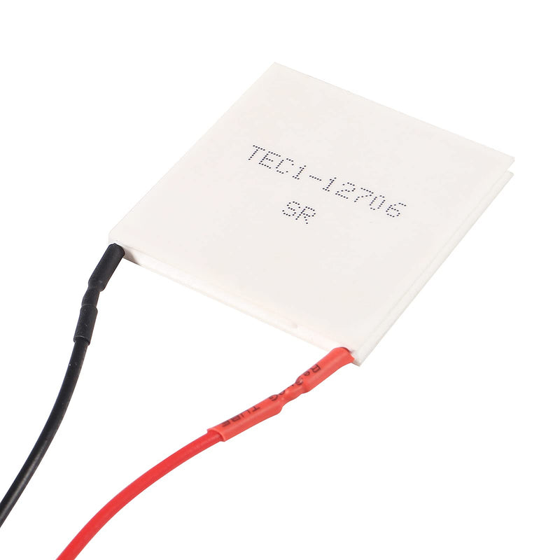 5pcs TEC1-12706 Semiconductor Refrigeration Tablets TEC1-12706 12V 6A Heatsink Thermoelectric Cooler Cooling Peltier Plate Module 40x40MM