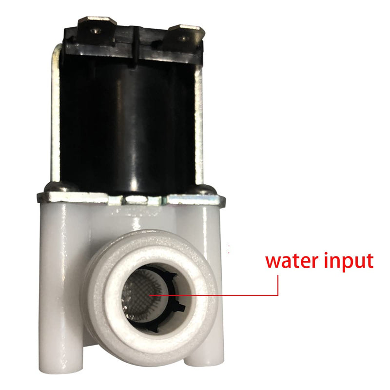 XINWOO Water Solenoid Valve,DC 24V 3/8 Inch Tube OD,Quick Connect Fitting, Inlet Feed Valve for RO Reverse Osmosis Purifiers System. 3/8" Solenoid Dc 24v