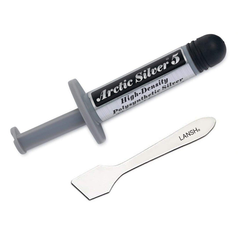 ArctiClean Kit 1 & 2 Thermal Paste Compound Remover + Arctic Silver 5 Thermal Compound Paste 3.5g + Lansh Tool