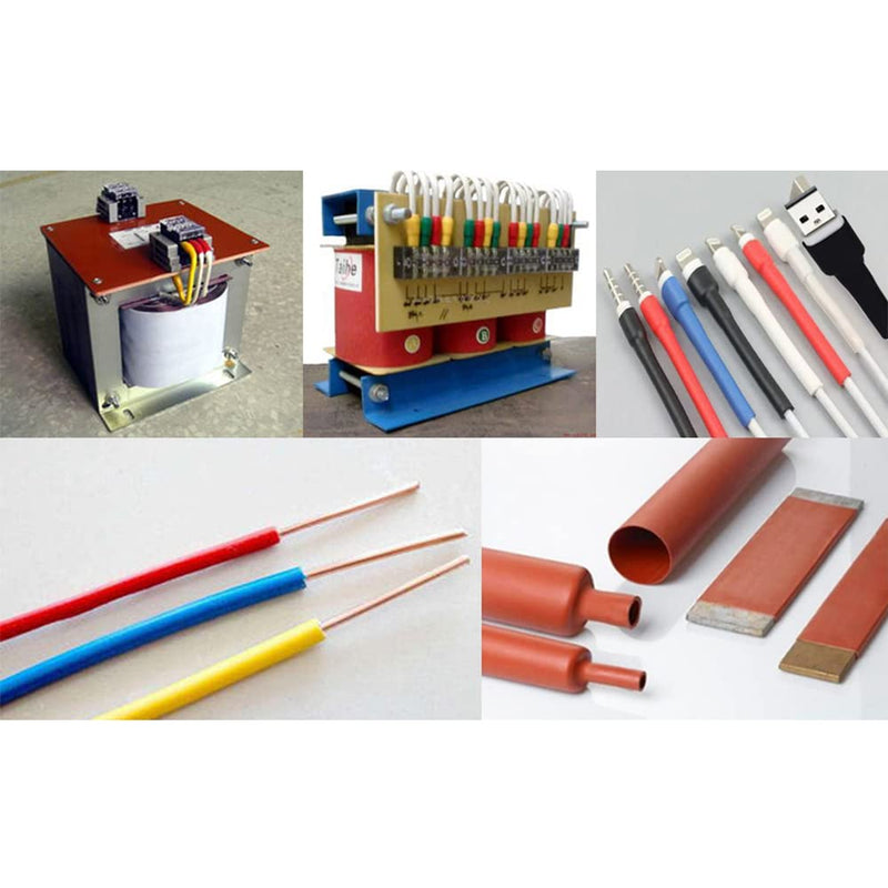 Othmro 16mm x 4m (Dia x L) PE Industrial Heat-Shrink Tubings,2:1 Electrical Wire Cable Wrap Assortment Electric Insulation Shrink tubing for Wires Cable Bonding Transparent Clear 16mm Diameter 4M Length