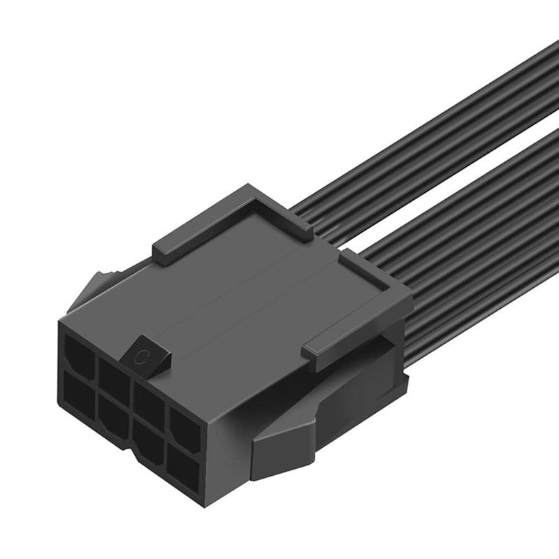 [AUSTRALIA] - OwlTree 2 Pack EPS12V CPU 8 Pin Female to CPU ATX 8 Pin and ATX 4 Pin Male Power Supply Extension Cable EPS 12V for Motherboard 10.6 inch 