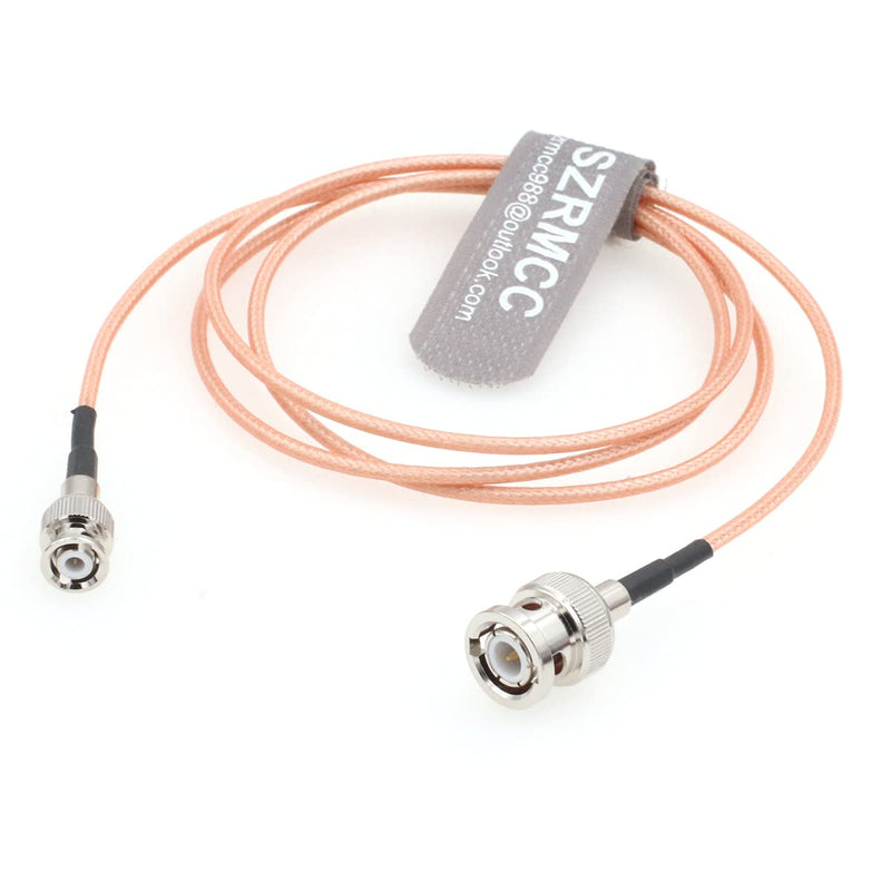 [AUSTRALIA] - SZRMCC Male BNC to Mini Small BNC Male Coaxial RF SDI RG316 Cable for Ultrasonic Flaw Detector Monitor (1m) 1m 