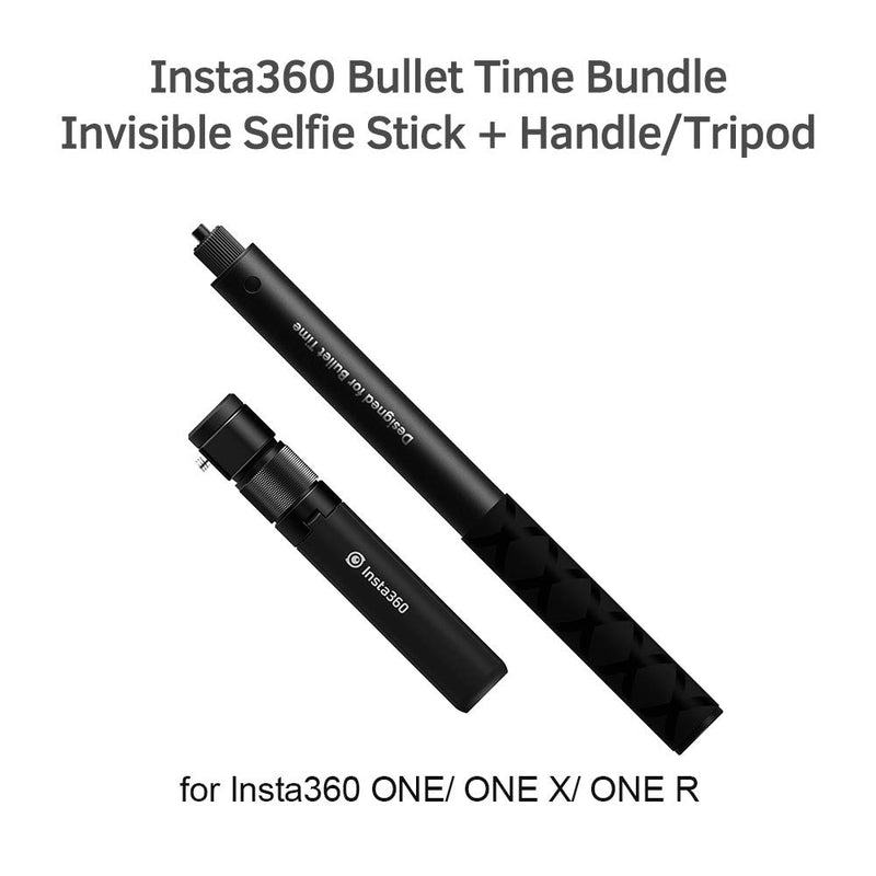 Insta360 Bullet Time Bundle Selfie Stick Handle(Folded Tripod) Compatible with Insta360 ONE X2/ ONE R/ONE X/ONE
