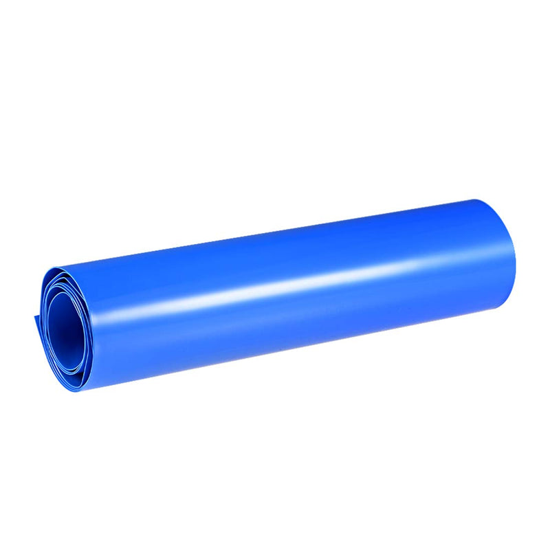 [AUSTRALIA] - uxcell Battery Wrap, 350mm Flat Width 220mm Dia 1m PVC Heat Shrink Tube Wraps for Big Battery Pack Blue 