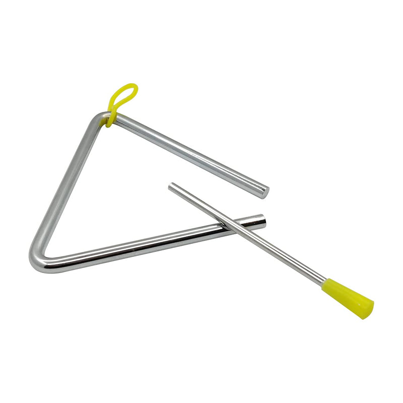 zhuohai Musical Steel Triangle With Striker, Triangle Percussion Instrument (5 Inch), 420221 5 in