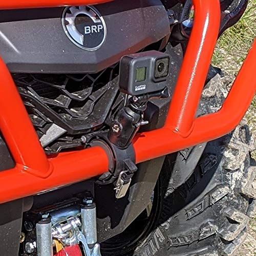 MyPilotPro Grizzly ATV UTV Mount for GoPro - Extra Large 2.0" thru 2.5" dia