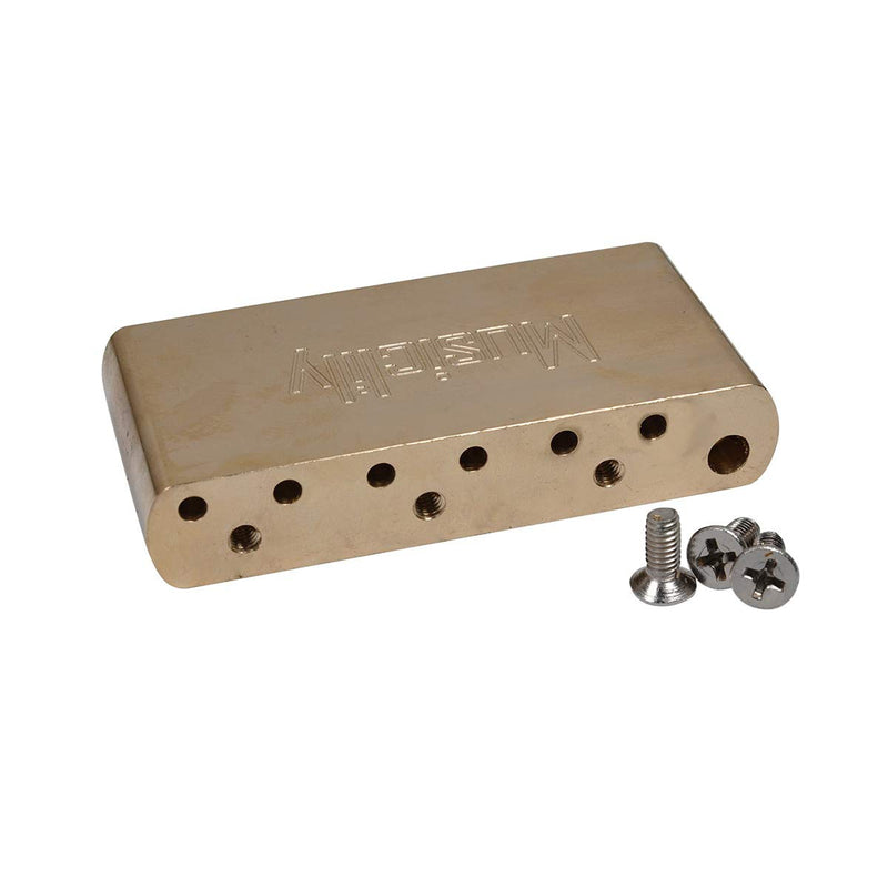 Musiclily Ultra 10.5mm Full Brass 36mm Standard Tremolo Block for China made Squier Affinity Strat Guitar