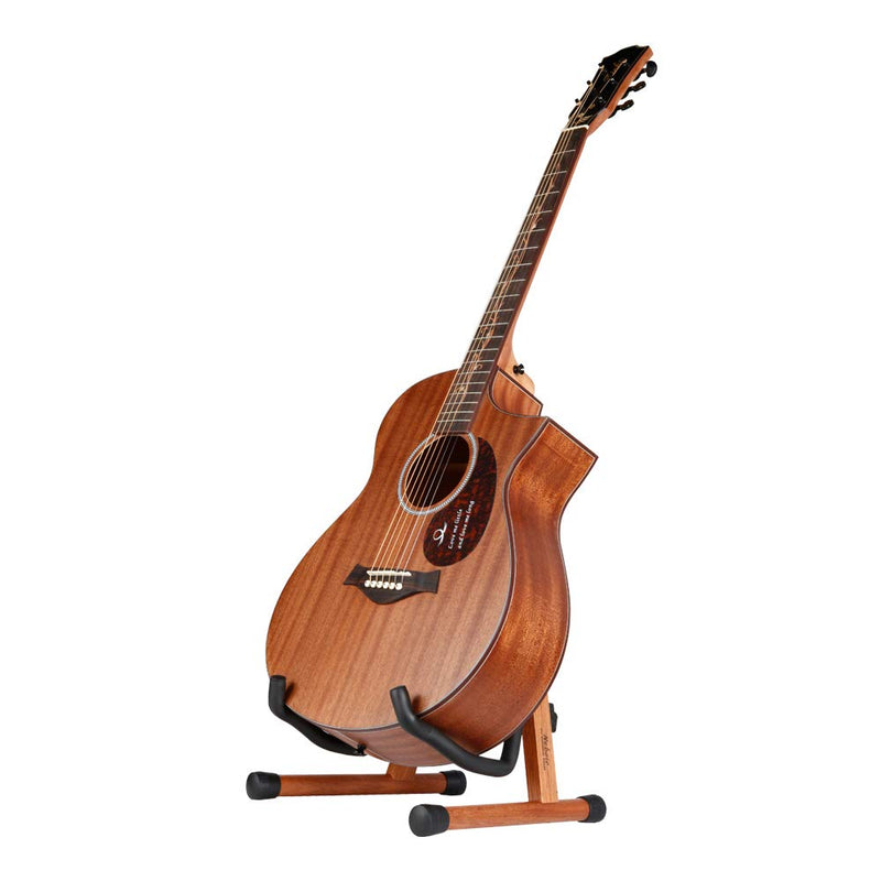 Guitar Stand, Neboic Wood Acoustic Guitar Stand, Electric Guitar Stand，Bass Classic banjo Guitar Stand, Portable Guitar Stand Holder for Multiple Guitars, Guitar Accessories Brown