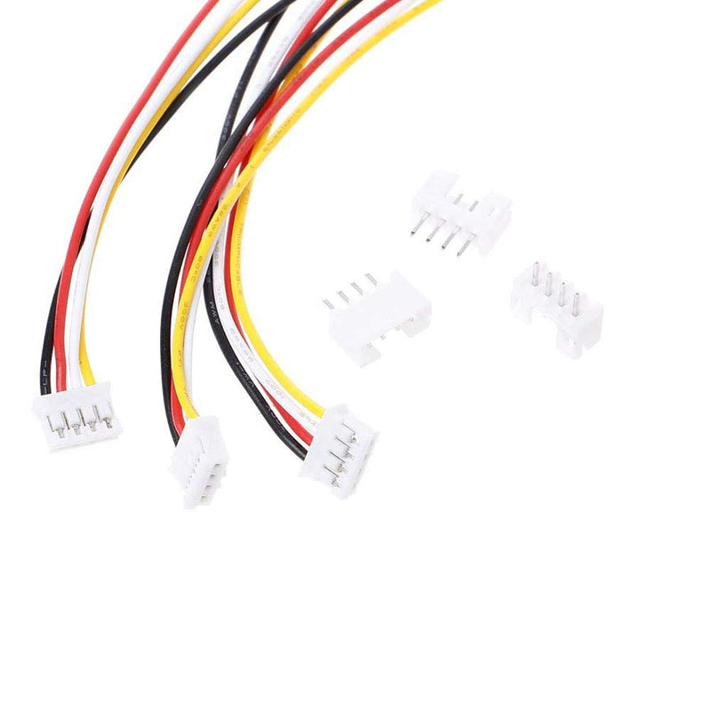 20 Sets Mini Micro Jst 2.0 Ph 4 Pin Connector Plug Male With 150mm Cable & Female