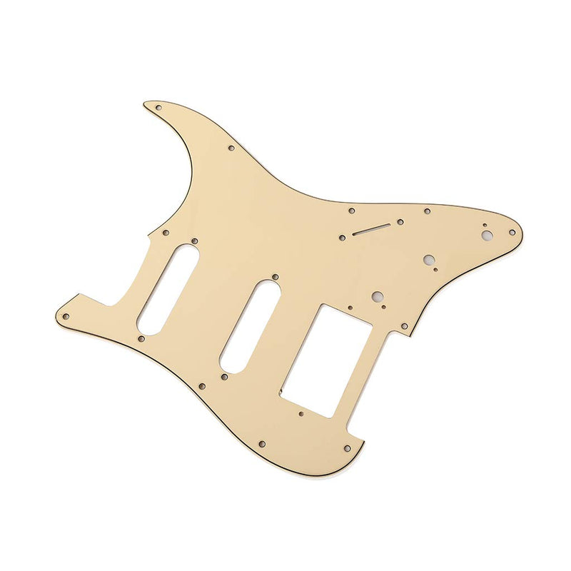 Alnicov Strat Guitar Pickguard SSH Scratch Plate Ochre 3Ply For Strat Electric Guitar Accessories