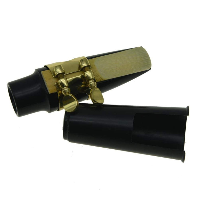 KAISH Soprano Sax Saxophone Mouthpiece with Ligature, Reed and Plastic Cap Soprano Saxophone Mouthpiece