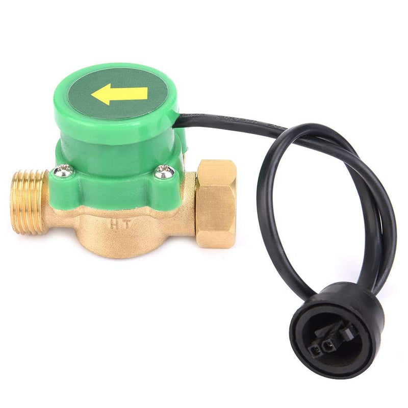 Water Flow Switch, 220V 1.5A G1/2-G1/2 Thread Water Pump Flow Sensor Electronic Pressure Automatic Control Switch 220V