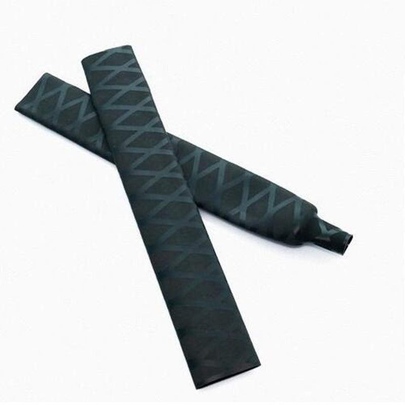 Aventik X-Tube Heat Shrink Fishing Rod Sleeves Wrap Tubing Fishing Rod Grips Non Slip Waterproof &Insulation Lengths Durable Repair (40mm-Black) 40mm-Black