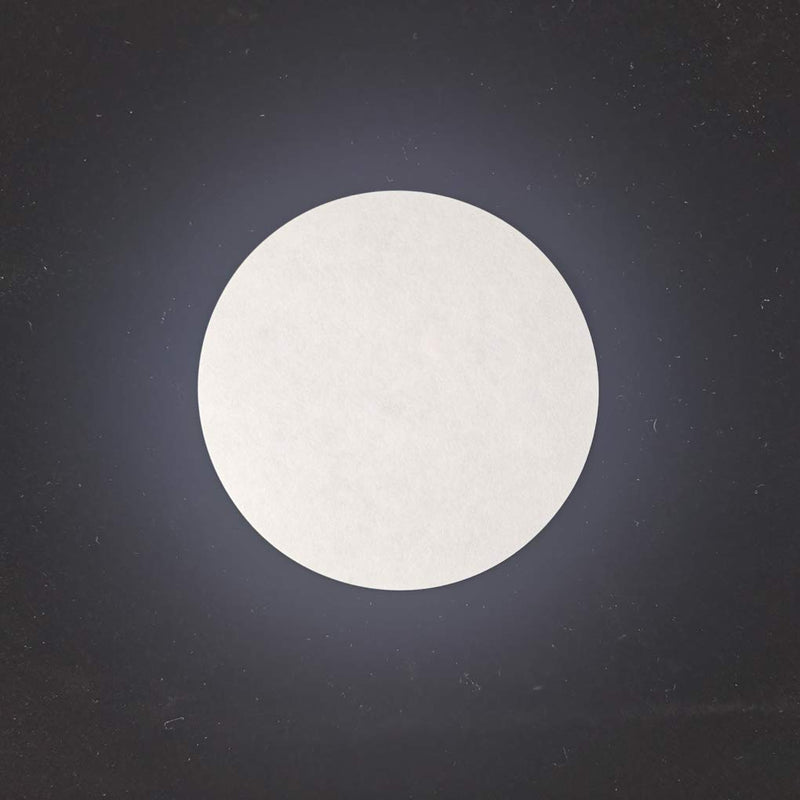 HeyWin 200 Packs Qualitative Filter Paper Chemistry,Diameter of 110mm Filter Paper Circles,Medium Speed,Used in The Vacuum Filter,Also for Funnel,etc White