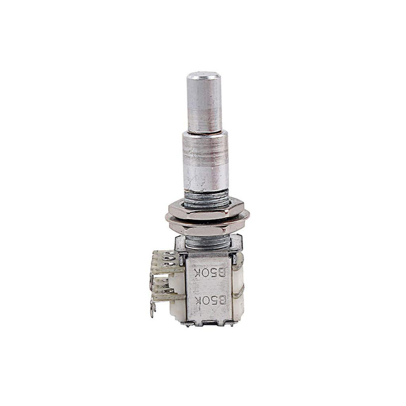 Alnicov Guitar Bass Mini Dual Pots Stacked Concentric Potentiometer W/Center Detent B50K