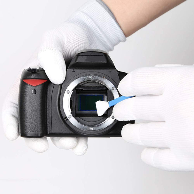 VSGO DDG-1 Professional Anti-Static Cleaning Gloves White Dust-Free for Camera, Sensor Cleaning