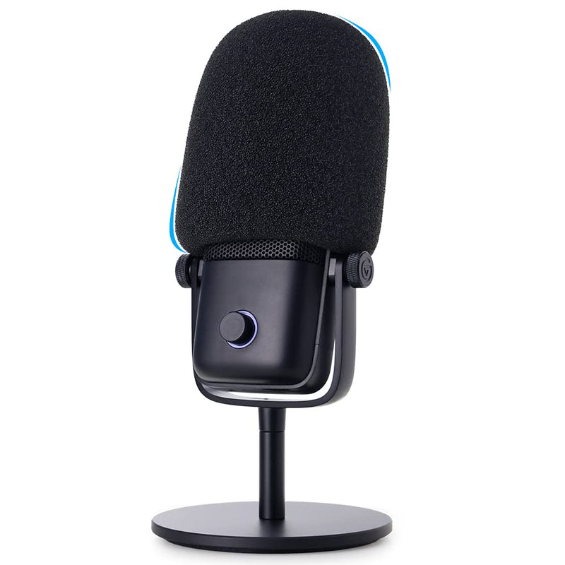 Pop Filter Used for Wave 1 Mic - Professional Streaming Mic Foam Covers Windscreen to Blocks Out Plosives, Compatible with Elgato Wave:1 Microphone by YOUSHARES