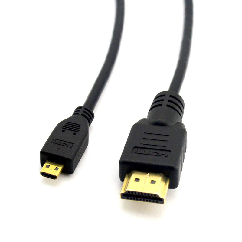 [AUSTRALIA] - CBUS 5ft HDMI to Micro HDMI Cable for GoPro Hero, Canon EOS M50 M5 M6 M100, Panasonic LUMIX ZS200 G85 GX850 FZ80 ZS70 LX10 GX85 FZ300 G7 GX8 GX9 ZS100, Sony a6400 a6300 RX0 a9, a7 III, a7R III, a7S II 5 Feet 