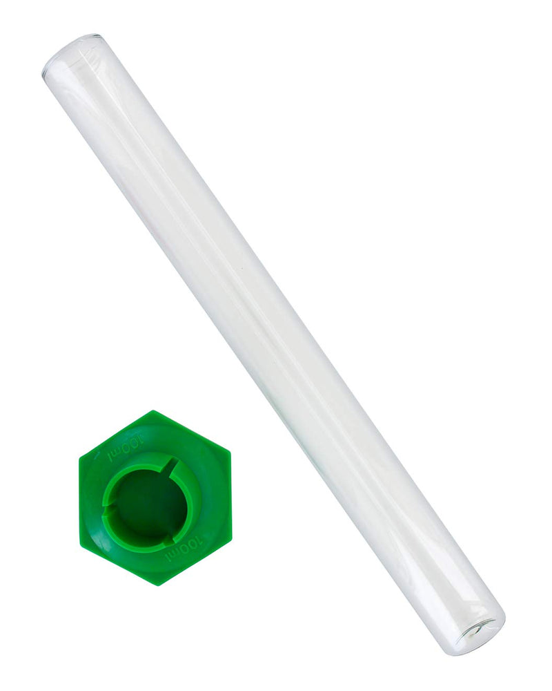 1 X Glass Hydrometer Test Jar Clear