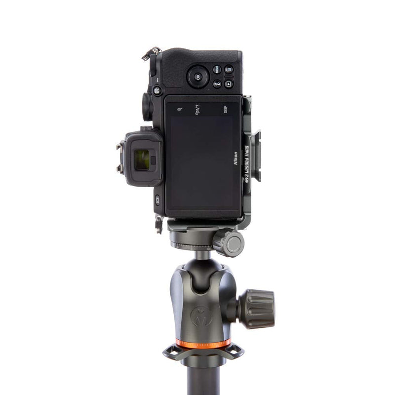 3 Legged Thing Zayla Dedicated L-Bracket - Arca Swiss Compatible L-Bracket for Landscape and Portrait Photography Zayla-PD Grey