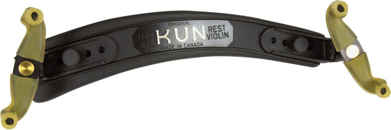 Kun ORIGINAL Violin Shoulder Rest 1/2-3/4 Size Black (1/2-3/4 Size Black)