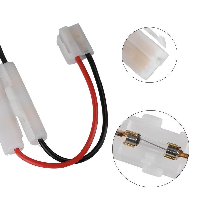 Bewinner Car Mobile Radio Power Cable, T-Shaped Power Cable Cigarette Lighter for Mobile Radio Installations and Other Power Cables for Automobiles YAESU FT-7900/7800/8800/8900/1907