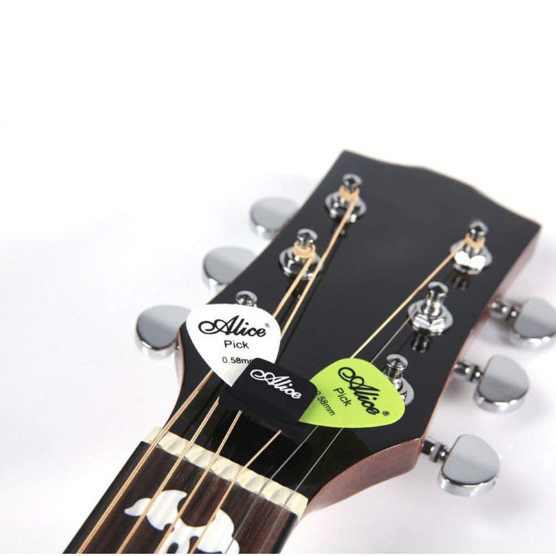 Guitar Pick Holder 5 pcs Black Rubber for Guitar Bass or Uklele Fix on Headstock