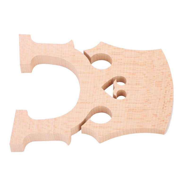 Cello Bridge,4/4 3/4 Cello Maple Bridge Maple Wood Self-Adjusting Fitted Bridge Musical Instrument Replacement Accessory (Pack of 2)(Wood Color 4/4) Wood Color 4/4