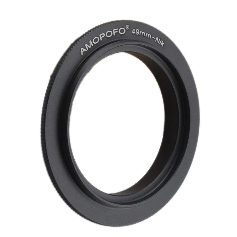 49mm Filter Thread Macro Reverse Mount Adapter Ring,&for Nikon D7500 D7100 D7000 D5600 D5200 D7200, D5500,D750,D810,D5300,D3300,Df, D610 DSLR Cameras 49mm to Nikon Reverse Adapter Ring