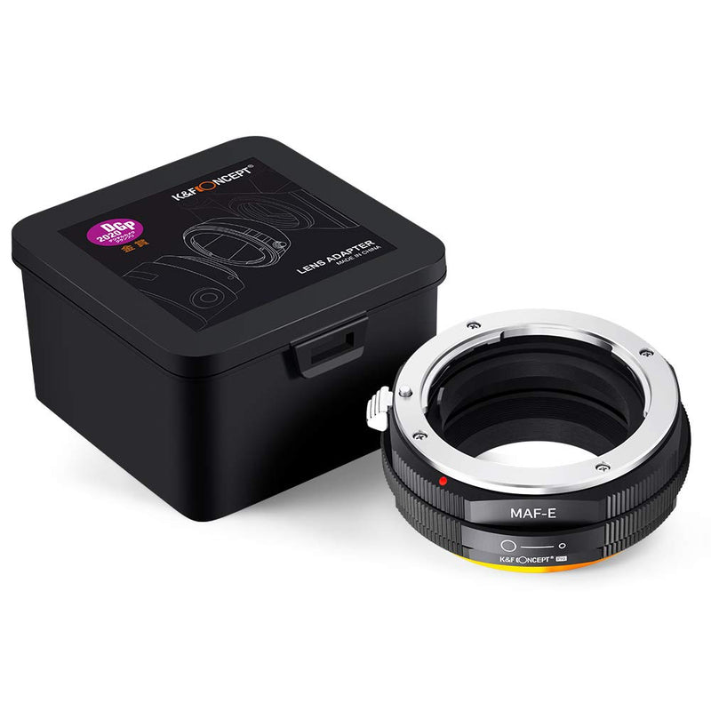 K&F Concept Lens Mount Adapter for Sony Alpha Minolta AF A-Type Lens to Sony NEX E-Mount Mirrorless Camera with Matting Varnish Design MAF-NEX