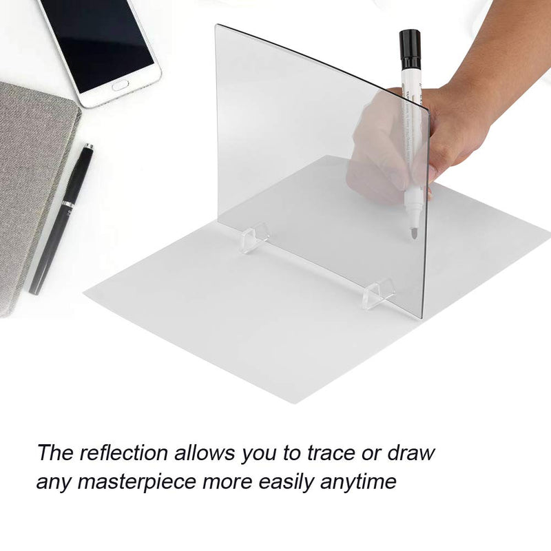 [AUSTRALIA] - Sketch Wizard Optical Drawing Board,LED Light Stencil Board Light Box Tracing Drawing Board Sketch Mirror Reflection Phone Dimming,Waterproof Drawing Board 