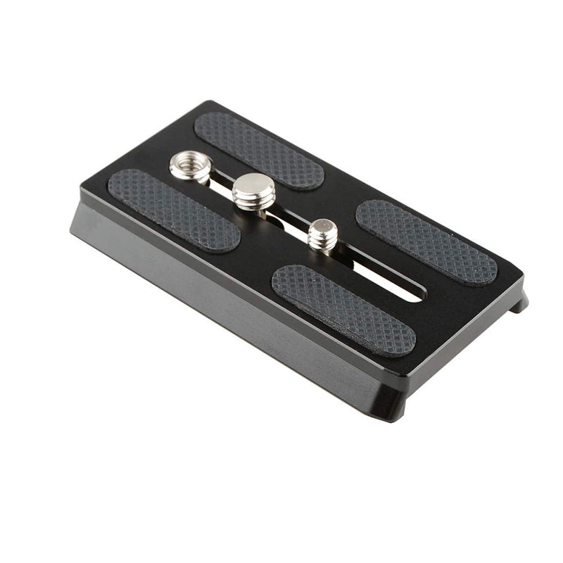 CAMVATE Camera Quick Release Base Plate with 1/4" & 3/8" Threads Compatible with Manfrotto577/ 501/504/ 701 Tripod