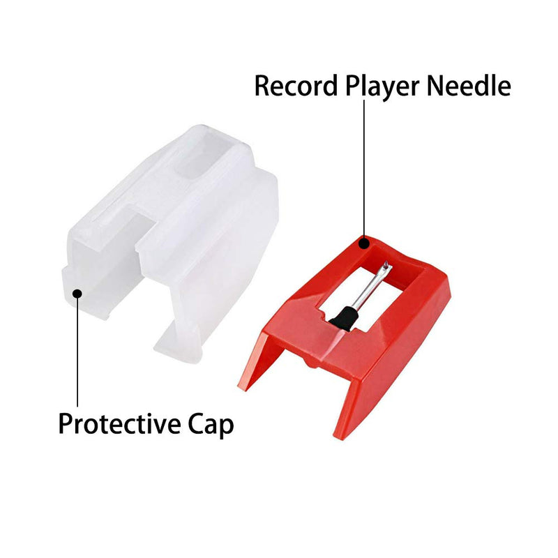 [AUSTRALIA] - Mudimu Stylus for Record Player Including 3pcs Universal Turntable Replacement Stylus Needles With 1pcs Tin Box for Turntable Record Player Lp Phonograph 