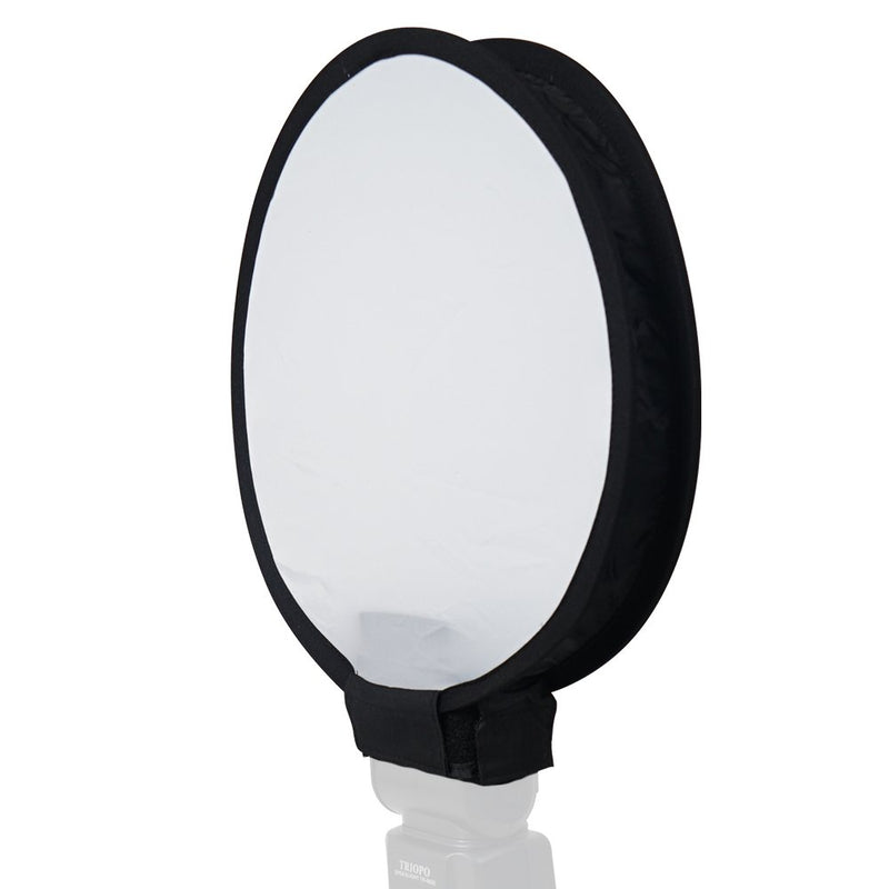 FOTOCREAT 12"(30cm) Portable Mini Small Little Round Photo Studio Shooting Tent Light Cube Diffuser SoftBox black&white