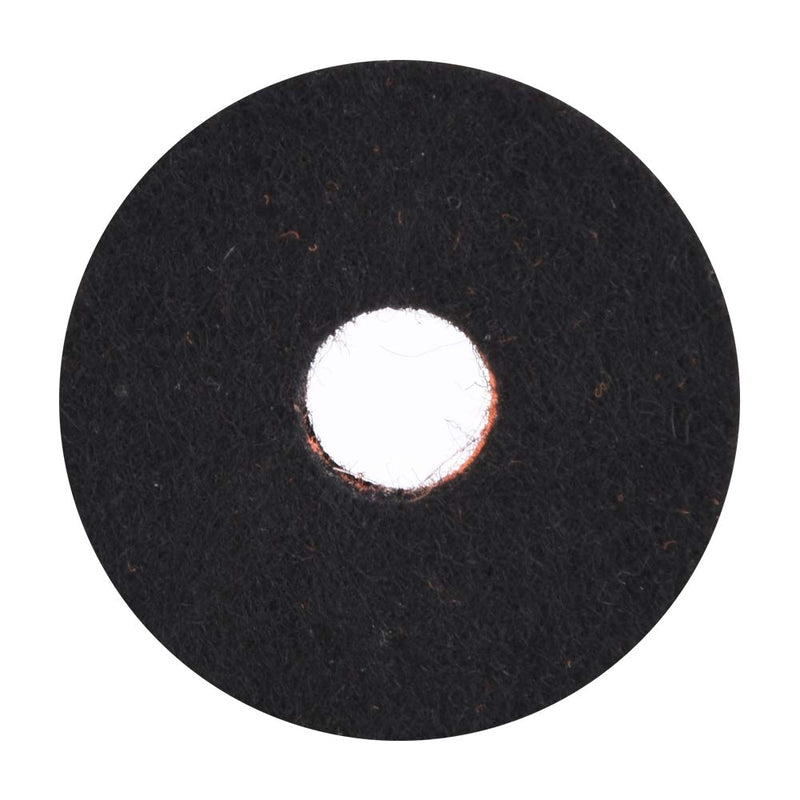 Dilwe Cymbal Stand Felt, 10 Pcs Cymbal Stand Felt 35mm Black Orange Cymbal Protection Sleeve Replacement Part