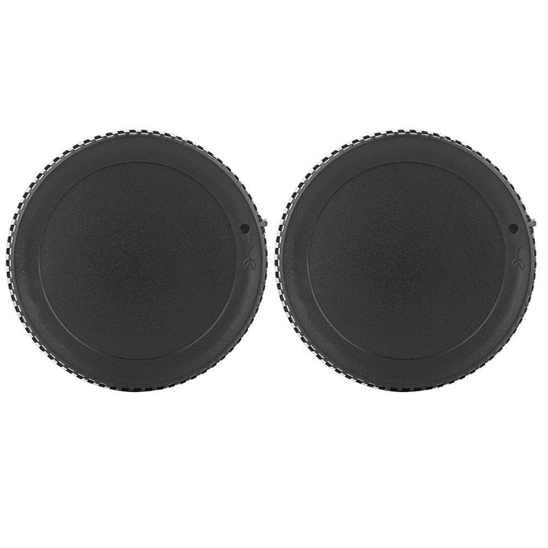 2Pcs Camera Lens Cap Lens Cover for Nikon Z6 Z7 Z50 and Z-Mount Camera - Black