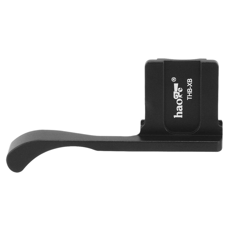 Haoge THB-XB Metal Hot Shoe Thumb Up Rest Hand Grip for Fujifilm Fuji FinePix X-E4 X100F X-100F X-Pro2 XPro2 X-Pro3 XPro3 Accessories Camera Black
