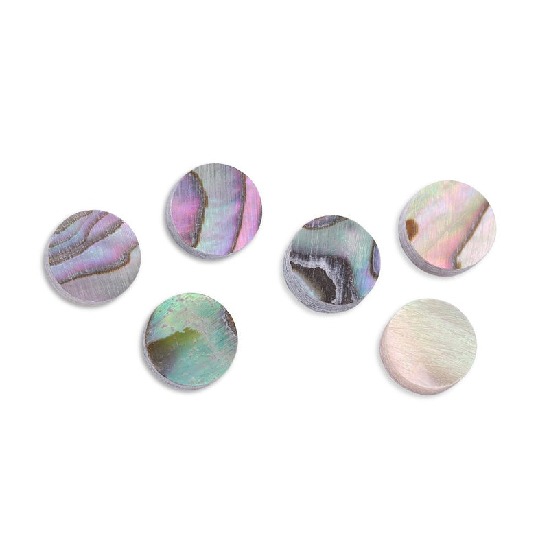 RiToEasysports Fretboard Inlay Dots Guitar Fretboard 6mm Inlay Dots Markers for Guitar Ukulele Bass Mandolin Banjo 20pcs