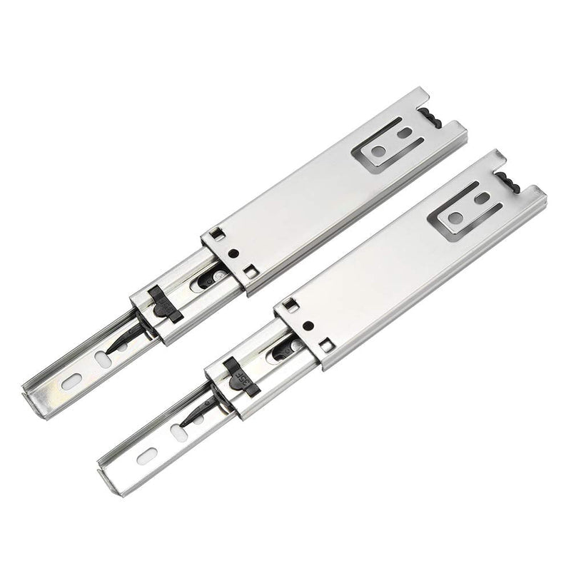 2pcs 5in Short Drawer Slides, Soft Close Ball Bearing Drawer Runners, Full Extension Side Mount Sliding Furniture Guide Drawer Drawer Rails Kitchen Cupboard Rail Hardware