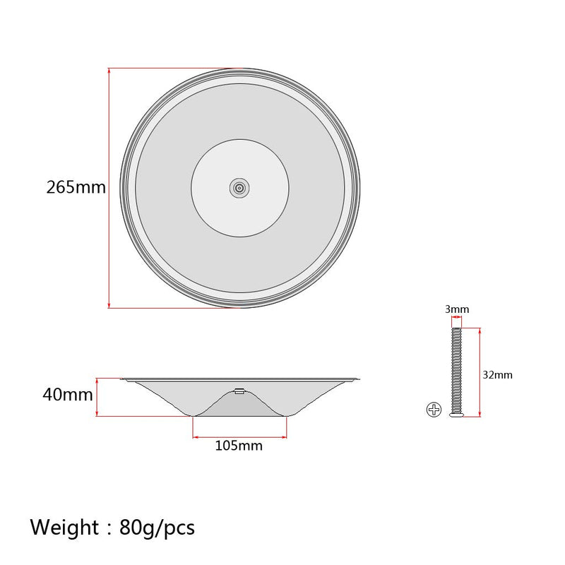 Alnicov Dobro Resonator Guitar Replacement Parts Cones Soundhole Screens Tailpiece Bridge Saddle for Dobro Guitar Set of 8