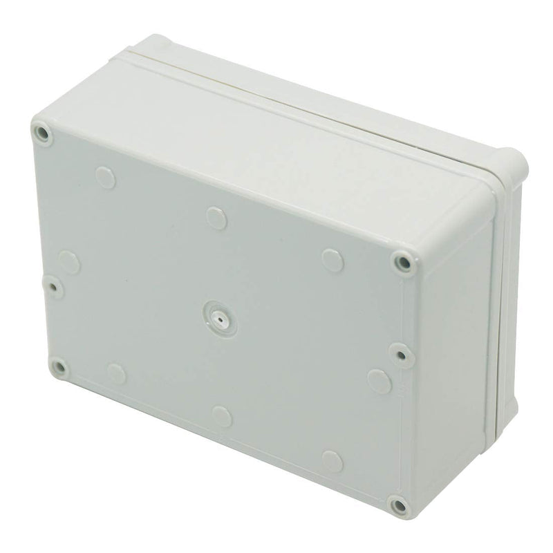 Zulkit Junction Box ABS Plastic Dustproof Waterproof IP67 Junction Boxes Universal Electrical Project Enclosure Durable DIY Electronic Project Box Grey 6.89 x 4.92 x 2.95 inch (175 x 125 x 75 mm) 6.89" x 4.92" x 2.95"