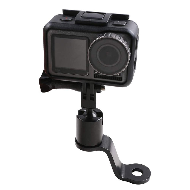 [AUSTRALIA] - Aluminum Motorcycle Rearview Mirror Mount Holder Motorcycle Fixed Holder Mount for Gopro Hero 10 Black,Hero 9/8/7/6/5 Black,DJI Osmo Action Cameras - Perfect Motorcycle Sports Camera Holder Bracket 