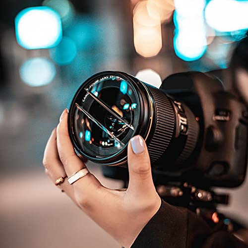 77mm Camera Filter Centerfield Split Diopter Filter, Keeps The Focus, Makes The Center Opening Focus on The Subject
