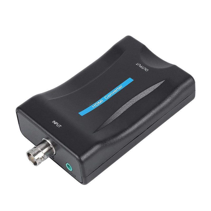 Zerone BNC to HDMI Converter Display HD 1080P/720P Video Adapter Surveillance Monitor for PS2, PS3, PSP, WII, XBOX360 (BNC Input Only Supports Analog Signals, Not Digital Signals)