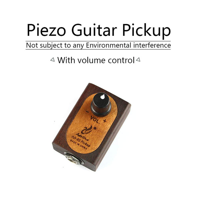 Adeline piezo transducer pickup very convenient for Acoustic Classical Guitar Ukulele Violin Cello Mandolin Banjo etc,The sound clear,warm and crisp.With volume control, no guitar drilling